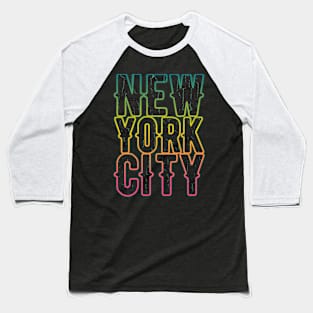 New York City Rap Baseball T-Shirt